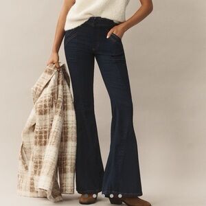 Anthropologie Pilcro bell jeans size 27  in Dark Blue